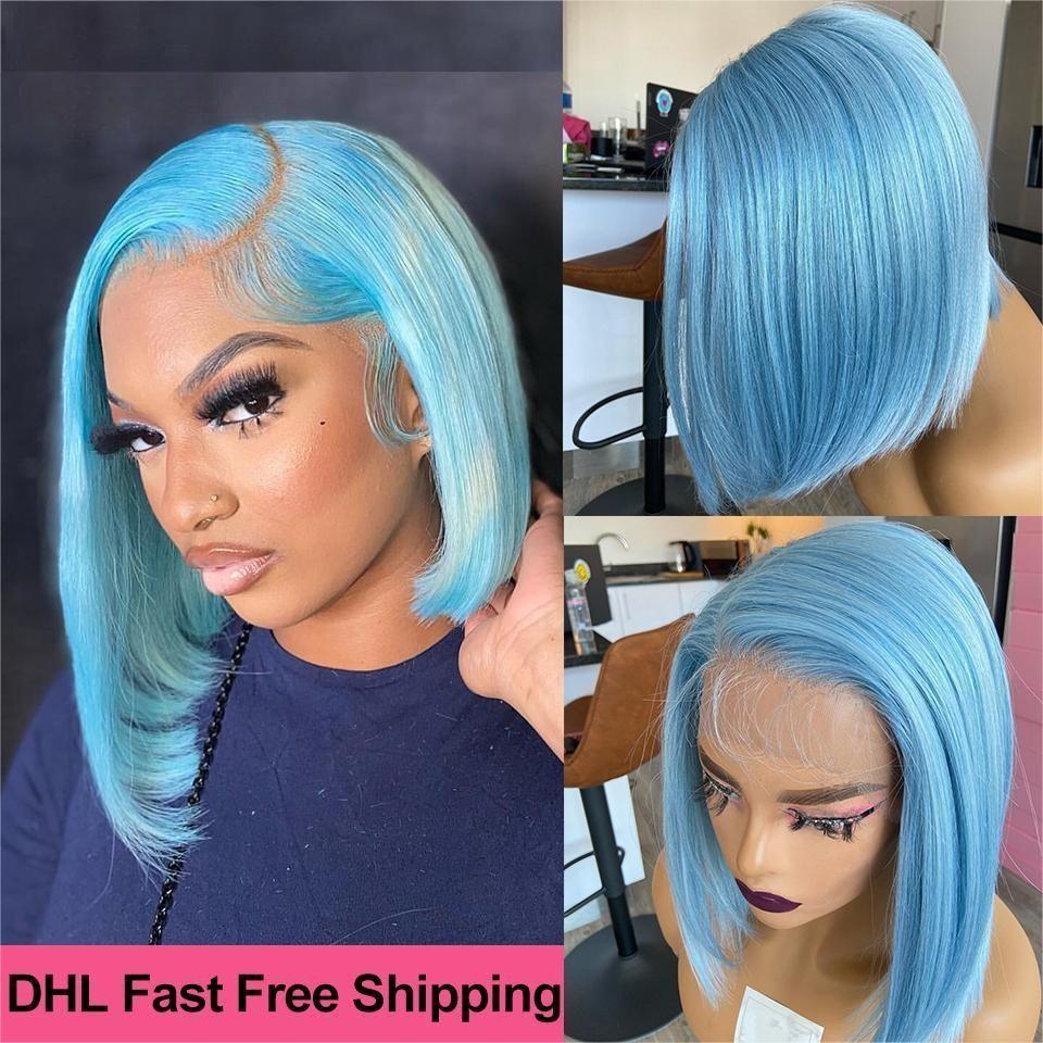 Short Pixie Cut Wig Human Hair Cheap - วิกผมบ๊อบสั้นตรง ทรงพิกซี่ ผมแท้ สำหรับผู้หญิงผิวสี มีหน้าม้า ผมเวอร์จิ้นบราซิล