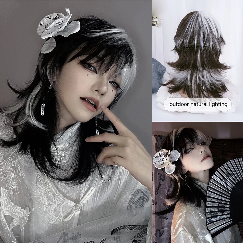 วิกผมสังเคราะห์สีดำและสีขาว16น - Synthetic Braided Wigs For Black Women บทวิจารณ์และราคา