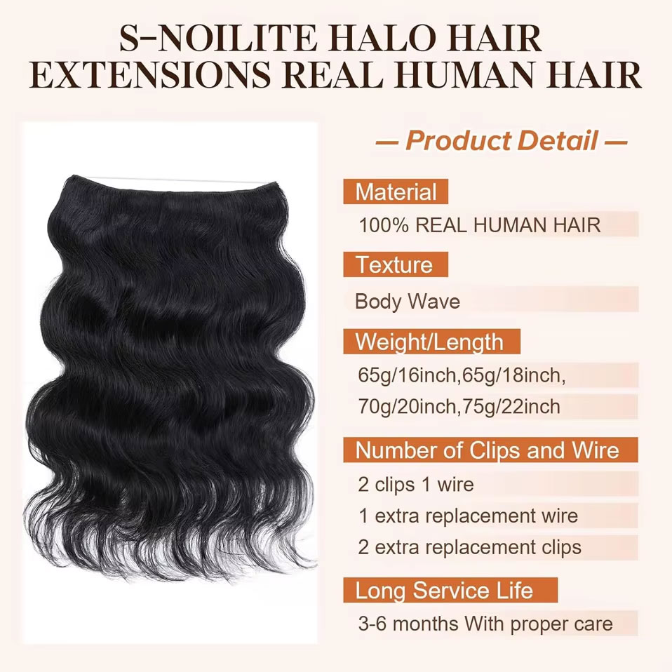 S-noilite Wire ในต่อผมมนุษย์ ต - Invisible Tape In Extensions Real Hair บทวิจารณ์และราคา