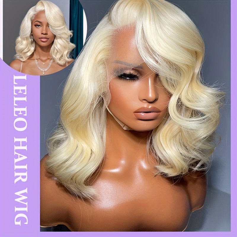 วิกผมหน้าลูกไม้ผมแท้ 613 ขนาด  - 613 Blonde Body Wave Lace Front Wig บทวิจารณ์และราคา