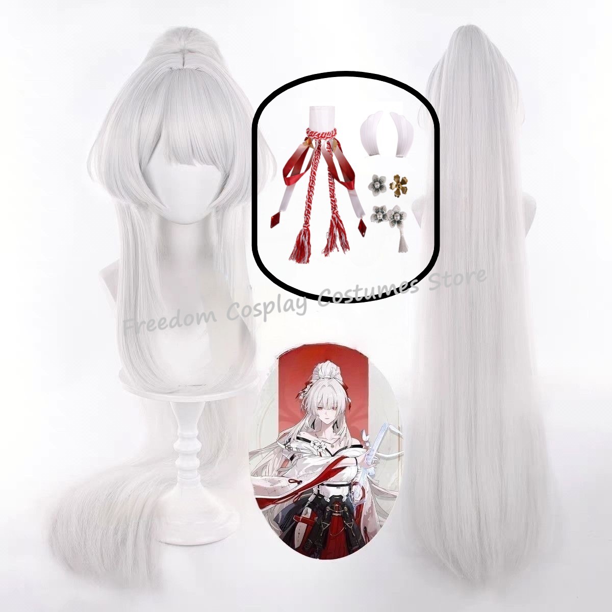 เกมวูเธอริงเวฟส์ ฮิยูกิคอสเพลย - Synthetic Wigs บทวิจารณ์และราคา