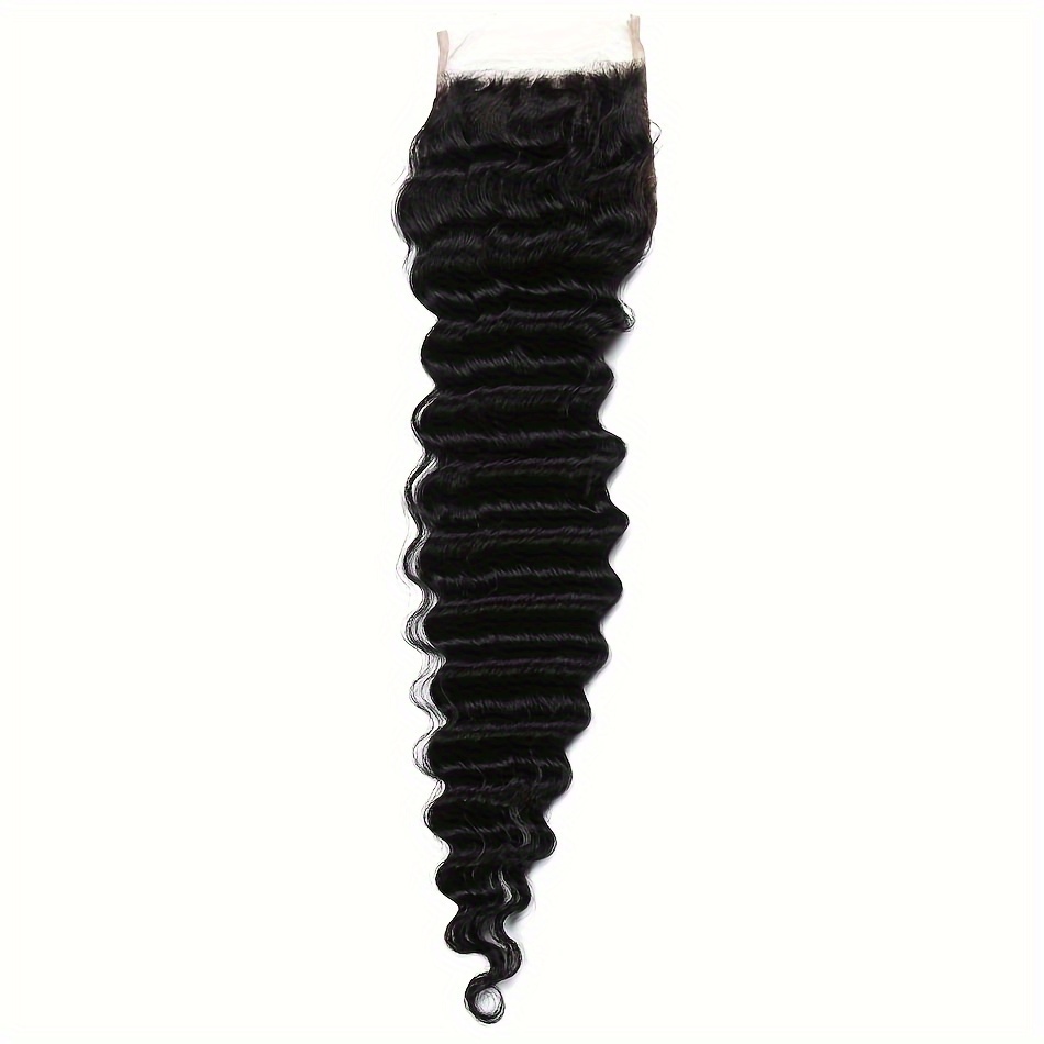 ผมลอนลึกสไตล์บราซิลพร้อมปิดด้ว - Deep Wave 3 Bundles With Closure บทวิจารณ์และราคา