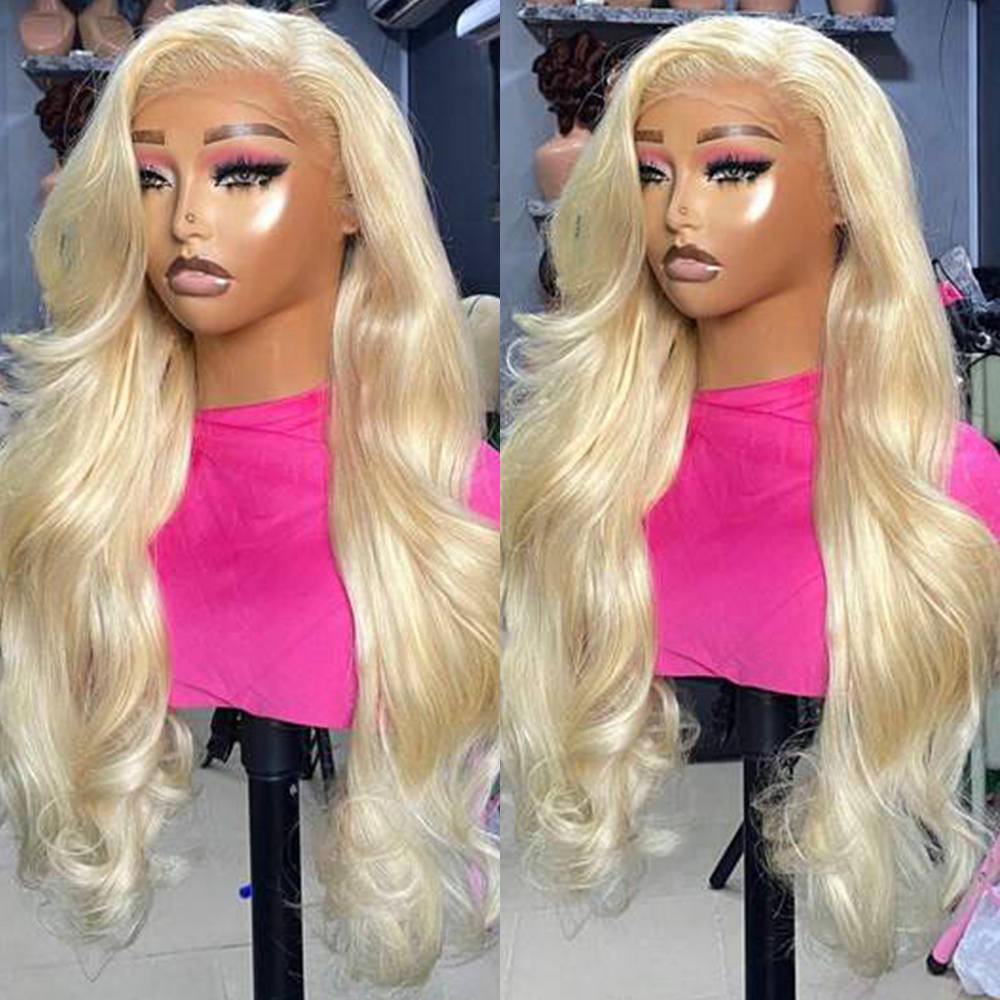 วิกผมลูกไม้ HD 360 แบบไร้รอยต่ - 613 Blonde Body Wave Lace Front Wig บทวิจารณ์และราคา