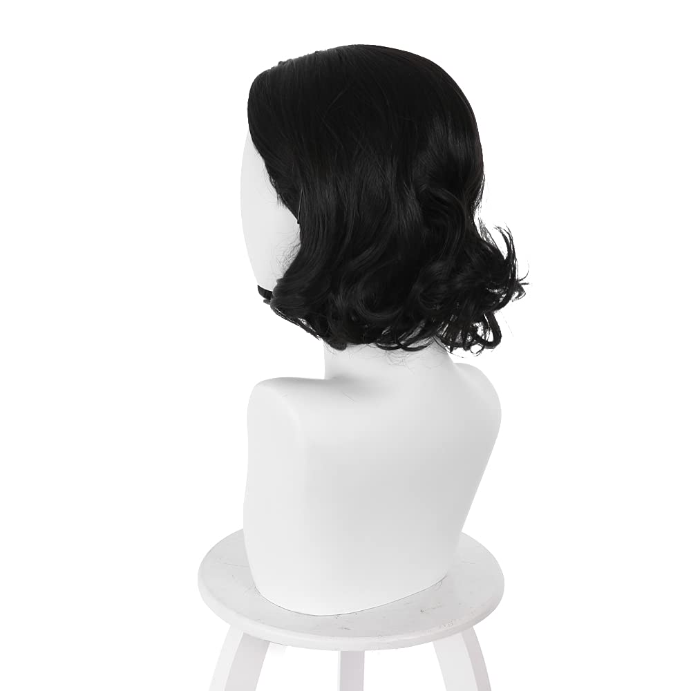 วิกผมสั้นสีดำทรงบ๊อบลอนแสกกลาง - Synthetic Braided Wigs For Black Women บทวิจารณ์และราคา